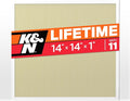 K&N 14X14X1 HVAC Furnace Air Filter, Lasts a Lifetime, Washable, Merv 11, the Last HVAC Filter You Will Ever Buy, Breathe Safely at Home or in the Office, HVC-11414