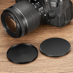 PATIKIL 72mm Lens Cap, Camera Lens Cap Cover Universal Lens Filter Stack Cap Front Metal Protective Case Cover with Cleaning Cloth for Photography Camera Filter