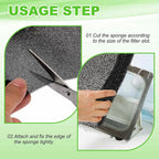 Fan Replacement Filters 4 Pcs Fan Filter Foam Sponge (6" x 6" x 0.12", 40ppi) - Breathable, Soft for Air Compressors Inverter Chassis Vacuum Cleaners