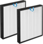 Vital 100S Replacement Filter Compatible for Levoit Vital 100S&Vital 100S-P, Particle Filter&Smoke Odor Activated Carbon Filter for Home Living Room Bedroom, Vital 100S-RF(LRF-V102-WUS), White, 2Pack