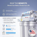APEC Water Systems RO-90 Ultimate Series Top Tier Supreme Certified High Output 90 GPD Ultra Safe Reverse Osmosis Drinking Water Filter System, Chrome Faucet