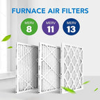 LotFancy 10x20x1 Air Filter MERV 11 4-Pack, Electrostatic Pleated AC Furnace Air Filter, Captures Dust, Smog & Pet Dander, Actual Size: 9.75"x19.75"x0.75"