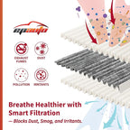 [2-Pack] EPAuto CP182 (CF11182) Cabin Air Filter Replacement for Honda Accord, Civic, CR-V, Fit, HR-V, Insight, Odyssey, Pilot, CR-Z, Clarity;Acura Integra,MDX,RDX,TLX - Fits Select Models 2009-2025