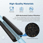 PUREPLUS 5 Micron 10" x 4.5" Whole House Coconut Shell Activated Carbon and KDF Water Filter, Heavy Metal Removal Replacement Water Filter, Compatible with GXWH40L, GXWH35F, BB10, CTO10BB-KDF, 1 PACK