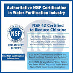 AQUA012 FPPWFU01 Water Filter Replacement Compatible with EPPWF01 PureAdvantage PWF-1 FPPWFU01 PurePour PWF-1Refrigerator Water Filter(3 Packs)