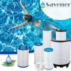 Savener® 27002-0150S Pool Filter Cartridges, Replaces Sta-Rite 27002-0150S Pool and Spa D.E. Filter, Compatible with Sta-Rite PLM150 and System 2 Modular Media, with Air Bleed Assembly, 150 Sq. Ft