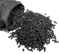 Wave Point Premium Virgin Activated Carbon Charcoal Pellets in Media Bag, 5/10 / 15/20 / 25/40 / 50 Pounds for Aquarium Fish Tank Koi Pond Reef Filter Media - 5 lbs per Bag (50 lbs (10 Bags))
