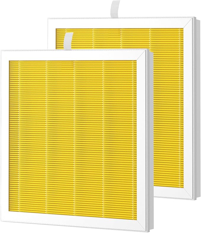 G3 Pet Care Filter Compatible with AMEIFU G3 Sferf-30 (FXAP2W) Air Purifier For VEWIOR A3 Air Purifier Filter For Tailulu HQZZ-260 3-IN-1 HEPA Yellow, 2 Pack