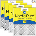 Nordic Pure 20x30x1 (Actual Size: 19 5/8 x 29 5/8 x 3/4) Pleated MERV 10 Air Filters 4 Pack