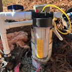 Deluxe Well Water Filter System, Eliminate Rotten Egg & Sulfur Smell, Remove Iron & Sediments, Works on Any Size Well 4" & Above