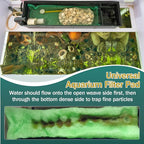 3PCS Aquarium Filter Floss - 12" x 78" (6.5ft per roll) - Total 19ft - 1" Thick Premium Polyester Filter Pad for Fish Tank - Mechanical Filtration, Crystal Clear Water, Fits Most Filters(19ft)