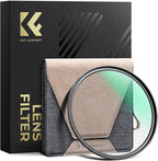 K&F CONCEPT 72mm Black Diffusion 1/8 Filter Mist Cinematic Effect Black Diffusion Filter with 36 Multi-Layer Coatings for Video/Vlog/Portrait Photography (XPRO Series)
