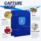 16x25x1 Reusable Air Filters - Made in USA - MERV 6 Washable AC HVAC Furnace Fan Coil Filter Media - Cut to Fit - Synthetic Alternative to Hog’s Hair Filter - 2 Pack