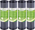 AQUALINK CTO10, 1 Micron 2.5" x 10" Whole House Carbon Water Filter Cartridge Replacement for Countertop Water Filter System, Dupont FXWTC, WFPFC8002,WFPFC9001, SCWH-5,WHEF-WHWC,AMZN-SCWH-5