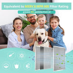 14x14x1 Electrostatic Air Filter, Washable & Reusable Aluminum AC/HVAC Furnace Filter, MERV 8, Lasts a Lifetime, Healthier Home or Office(Actual Size: 13.5"x13.5"x0.86")