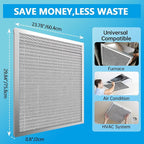 UBeesize 24x30x1 Reusable Electrostatic Air Filter HVAC AC Furnace Filter,MERV 8,Washable, Lasts a Lifetime,Permanent Air Filter,Breathe Fresher,Home And Office(Actual Size:23.78x29.84x0.8 Inch)