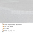 Stainless Steel Metal Screen Roll 60 Mesh 120 Mesh, 304 Fine Filter Cloth for Ventilation Cover and Dust Protection