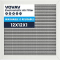 12x12x1 Air Filter-MERV 8, Washable & Reusable Electrostatic Air Filter, AC/HVAC Furnace Filter, Lasts a Lifetime, Permanent Filter, Breathe FresherHome And Office Actual Size:11.69x11.69x1 Inch