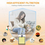 AP303 AP304 Replacement Filters, Compatible with DAYETTE ＆ FRESHDEW Air Purifier AP303/AP304, H14 HEPA Filter with Activated Carbon, 2 Pack (Pet Filter)