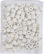 JIHAQUA Aquarium Bio Ceramic Rings 14 lbs Filter Media for Pond Fish Tank Canister Filter