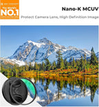 K&F CONCEPT 40.5mm MC UV Lens Protection Filter with Lens Cap Cleaning Cloth Optical Glass Ultra Slim 18 Multi-Layer Coatings Camera Lens UV Filter (K-Series)