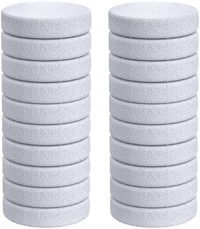 iSingo 20 Pack Core Mini Aroma Pads Replacement for LEVOIT LV-H128 Essential Oil Replacement Aromatherapy Refill Pads Compatible with LEVOIT Core Mini & LV-H128 Air Purifier, White