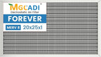20x25x1 HVAC Furnace Air Filter, Lasts a Lifetime, Washable, Merv 8, the Last HVAC Filter You Will Ever Buy, Breathe Safely at Home or in the Office (Actual Size:19.5x24.5x0.82 Inch)