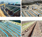 5cm/2in Diameter French Drain Pipe Perforated Drainage Pipes, Soft Infiltration Tubular Underground Drainage Systems for Outside Driveway/Sidewalk, Steel Wire Reinforced Permeable Tube(2300cm)