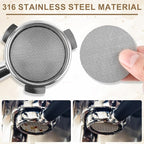 51mm 12 Magnetic Dosing Funnel, Espresso Dosing Funnel Aluminum Magnetic Portafilter Funnel with 2 Mesh Filter Coffee Dosing Ring for Kitchen Coffee Shop