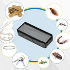 Zonon 12 Pcs 6 x 12 Inch Floor Register Cover Trap Vent Screen for Home Vent Mesh Elastic Band Filter Floor Register Trap Keeps Pet Hair,Food Out(Black)