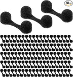 100Pcs Nasal Filters, Nose Plugs for Dust, Disposable Soft Sponge Nostril Filters for Allergies, Construction & Outdoor Activities, Black