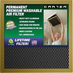 CARTER | Gold | MERV 8 | HVAC & Furnace Filter | Washable Electrostatic ((18x30x1))