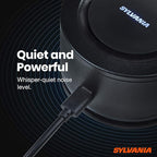 SYLVANIA - Airzing Mini Air Purifier - Vehicle, Car, Home, Office - Air Ionizer, USB-C powered, Reduces Odors, Smoke, Pets Dandruff, Reusable Filter, Portable, Quiet, UV Light, DC 5V, 0.5A