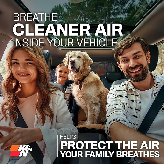 K&N LIFETIME Cabin Air Filter: Premium, Washable, Clean Air for your Cabin: Compatible with 2016-2024 JEEP/RAM: Grand Wagoneer, Wagoneer, 1500, 2500, 3500, 4500, 5500, VF2065