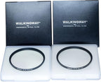 Walking Way 95MM White Mist Diffusion Filter Soft Focus Circular Lens Filter Set Dreamy Fog Effect Softening Camera Diffuser for Digital DSLR Camera 2pcs(Soft 1 and 2)
