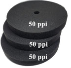 Aquarium Pond 5 Gallon Bucket DIY Bio Sponge Filter Media Pad Rounded 11x11 (50ppi 3 Pack)