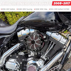 Twin Cam Air Filter, High Flow Air Filter Kit Compatibel with Harley Davidson Touring Street Glide/Road Glide/Softail/Trike/Dyna FBW 2008-2017 air intake Drift