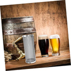 Stainless Steel Grain Brewing Filter Mesh Cylinder Portable Strainer for Homebrew Beer and Wine Brewing Brewing Tool for Filtration