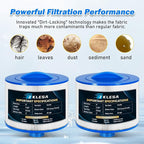 Spa Filter Compatible with 2013+ (Long Thread) Bullfrog/Wellspring 10-2870, Unicel 8CH-951, Pleatco PBF36/PBF36-M, FC9949/FC-9949, SD-01324, SD-01325, Bullfrog 35 Hot Tub Cartridge, 2 Pack