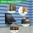 4 Inch Dryer Vent Cover Outside,4" Dryer Vent Cover Outdoor,Dryer Wall Vent Exhaust Vent Cover,Hooded Wall Vent with Screen & Damper,Exterior Dryer Vent Hood Cap for Duct,Exhaust Fan,Galvanized Steel