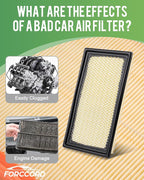 Cabin & Engine Air Filter Set - Fit for Explorer 2020-2026 2.3/3.0L, Aviator 2020-2026 3.0L, Police Interceptor Utility 2020-2025 3.0L - Replace#JX6Z19N619BA CA10242 Car Accessories