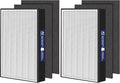 A2 Filter Replacement for 3M Filtrete Room A2 Models FAP-C02-A2 FAP-C03-A2 FAP-T03-A2, 2 Post-Filters + 4 Carbon pre-Filters, Part No.1150101