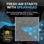 Spearhead Odor Defense Breathe Easy Cabin Filter | Fits 16-17 Crosstrek, 09-18 Forester, 08-16 Impreza, 15-21 WRX & WRX STI, 13-15 XV Crosstrek | Up to 25% Longer Lasting w/Activated Carbon (BE-930)
