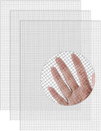 3Pack 5Mesh 10'' x 14'' Wire Mesh Screen, 304 Stainless Steel Anti-Rusted Mesh Screen, Sturdy Wire Diamaeter 0.7mm, Easy to Cut, Woven Sturdy Metal Mesh Sheets for Air Vent, DIY Project, Drainage