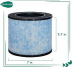 F100 Filter Replacement, Compatible with Instant® AP100 Small Air Purifier, H13 Grade True HEPA Filter with Antimicrobial Coating and Activated Carbon Filter, 2 Pack