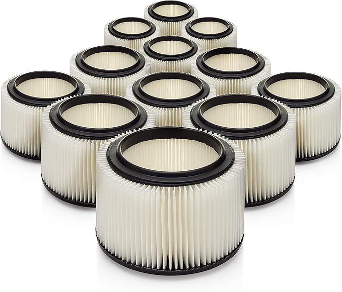 Craftsman 3 & 4 gal. Replacement Filter by Kopach, 12 Pack, Deluxe Fine Particle Filter