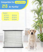 213 Replacement Filter Compatible with AprilAire 1210, 1620, 2210, 2216, 3210, 4200 Whole House Air Purifiers 20x25x4 Inches MERV 13 Furnace Filter,2-Pack
