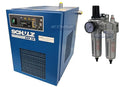 SCHULZ REFRIGERATED AIR DRYER FOR AIR COMPRESSOR, COMPRESSED AIR SYSTEMS, 20-25 CFM, GOOD UP TO 5HP COMPRESSORS MAX (WITH REGULATOR PRE-FILTER)