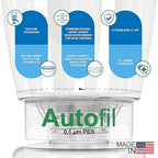 Foxx Life Sciences 1141-RLS Autofil Sterile Disposable Vacuum Filter Units with 0.45um PES Membrane for Prefiltration or Clarification, 250mL, Pack of 12