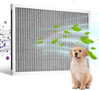 VEVOR Electrostatic Air Filter, 16x25x1 inch Washable & Reusable Aluminum AC/HVAC Furnace Filter, MERV 8 Long Lifetime, Healthier Home or Office (Actual Size: 15.5 x 24.65 x 0.82 in)